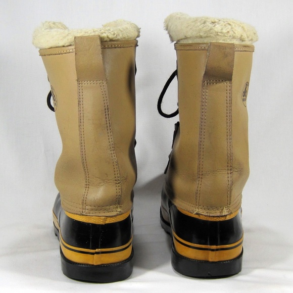Pro Line Tan/Brown Leather Duck Boots Size: 10M main image 8
